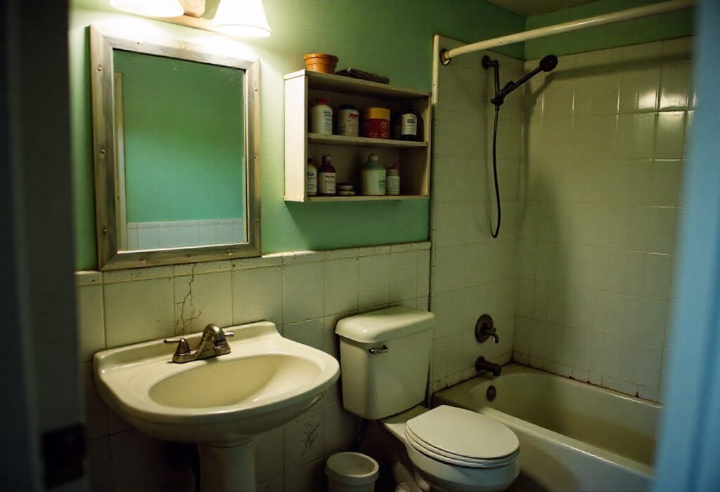 Older Bathroom With Poor Ventilation
